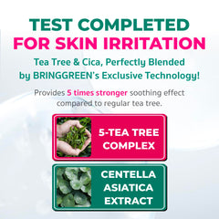 BRING GREEN dispensed essence illustrating hydrating formula and soothing cica