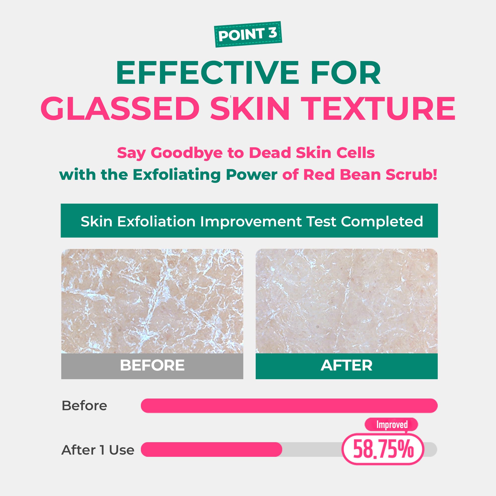 BRING GREEN mask being rinsed off with lukewarm water showing easy cleanup benefit