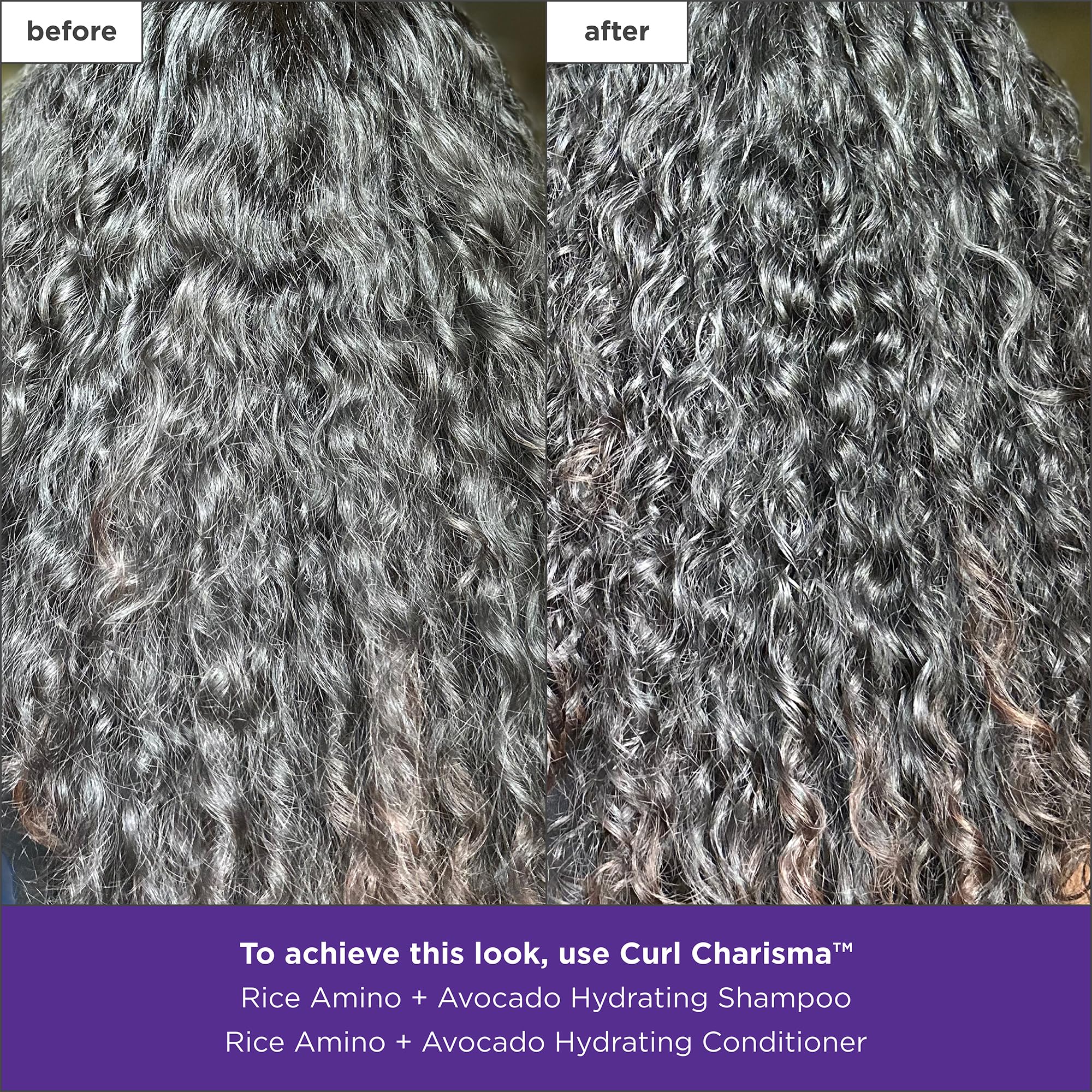 Briogeo conditioner applied to curly hair demonstrating detangling benefit