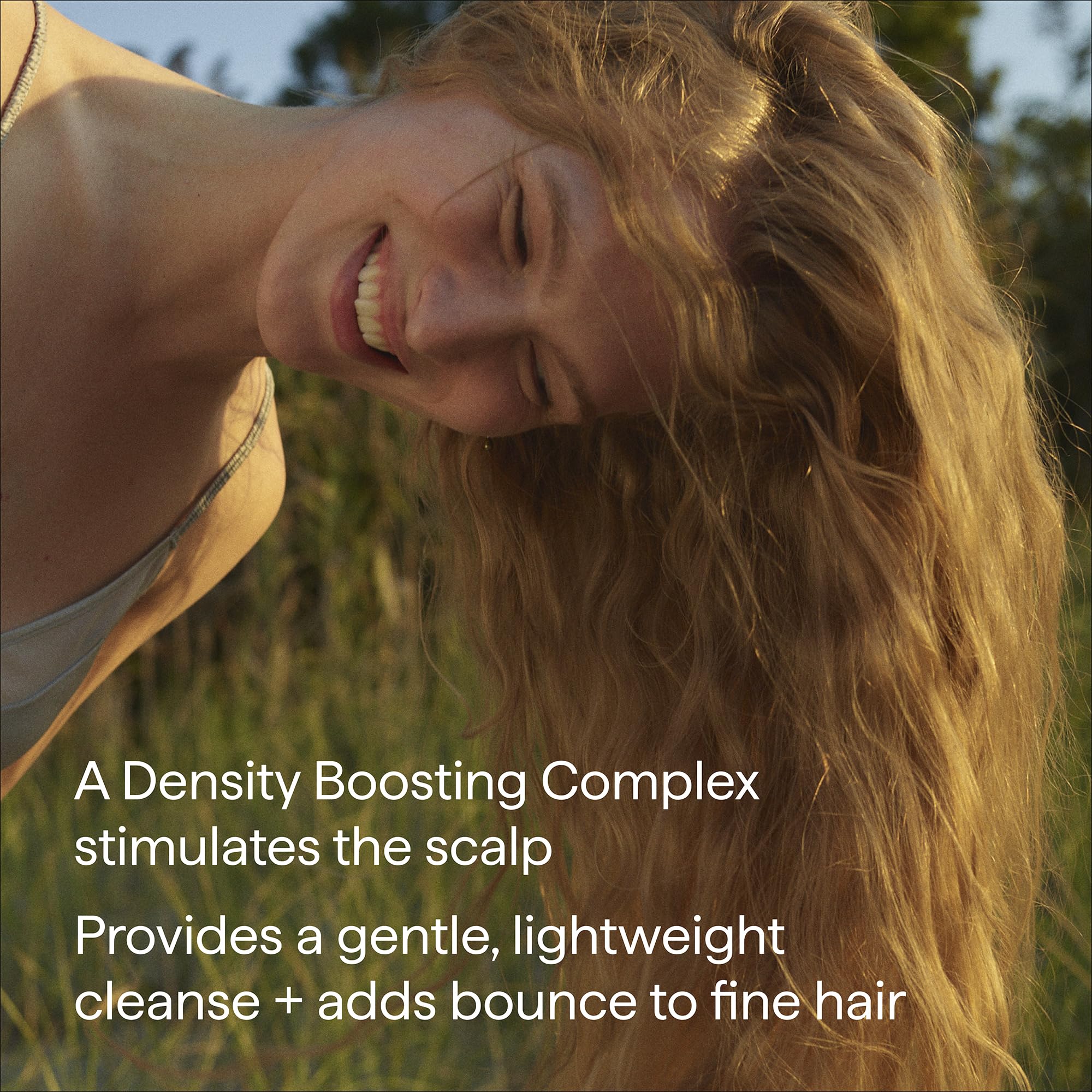 Briogeo applied to color-treated hair in shower showing safe, gentle cleansing