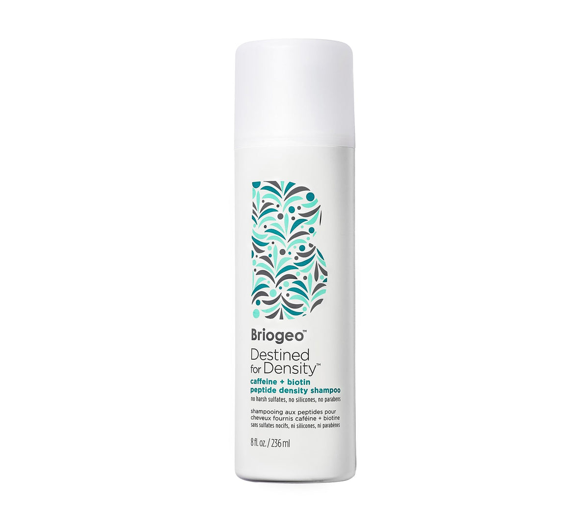 Briogeo front bottle shot showing packaging and volume benefits