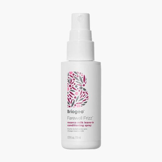 Briogeo front packaging showing compact travel-size and branding benefits