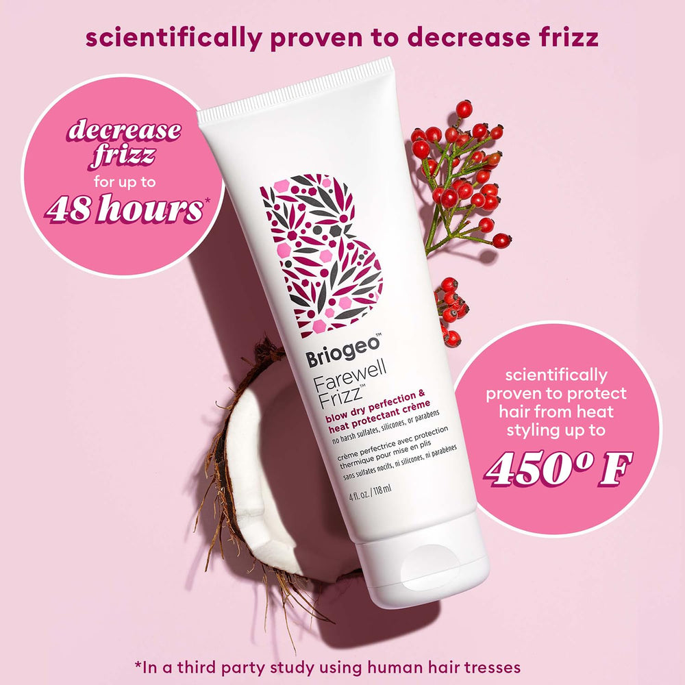 Briogeo ingredient trio of rosehip, argan, and coconut oils highlighting nourishment