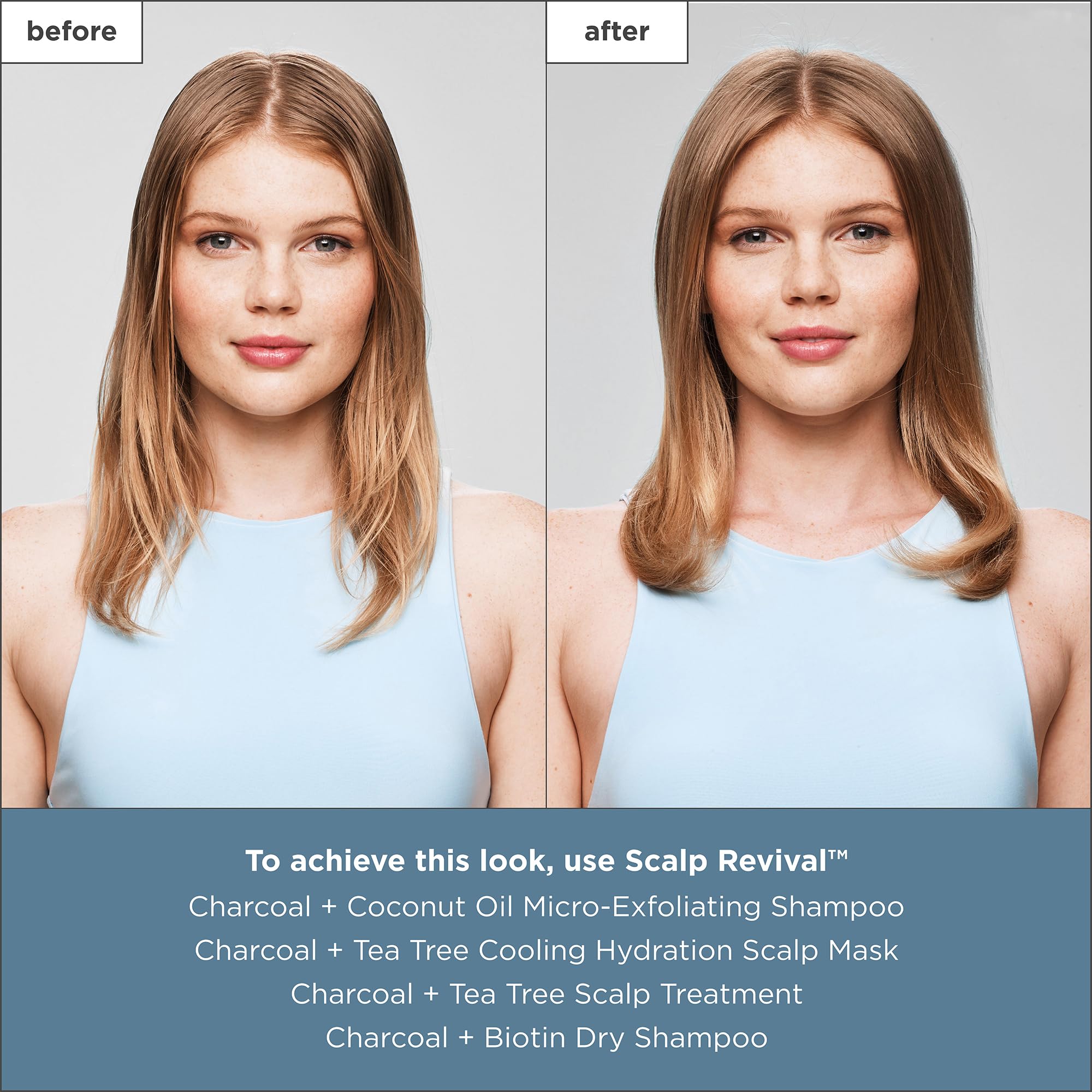 Briogeo ingredients tea tree and peppermint emphasizing cooling benefit