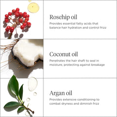 Briogeo product in hand being applied to damp hair for detangling benefit