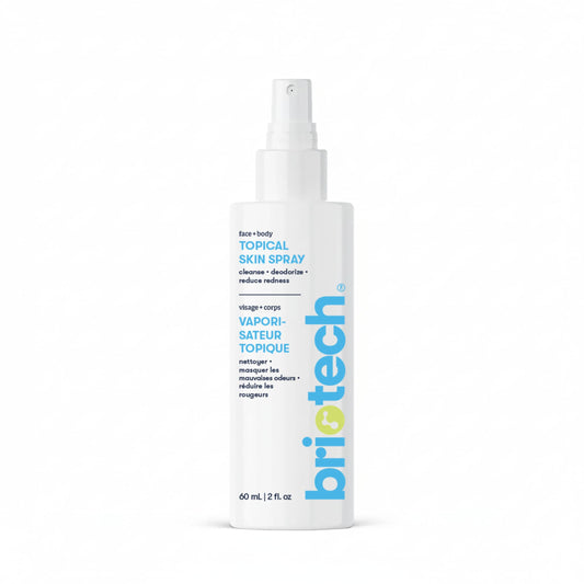 BRIOTECH front packaging showing 2 oz travel spray and brand clarity
