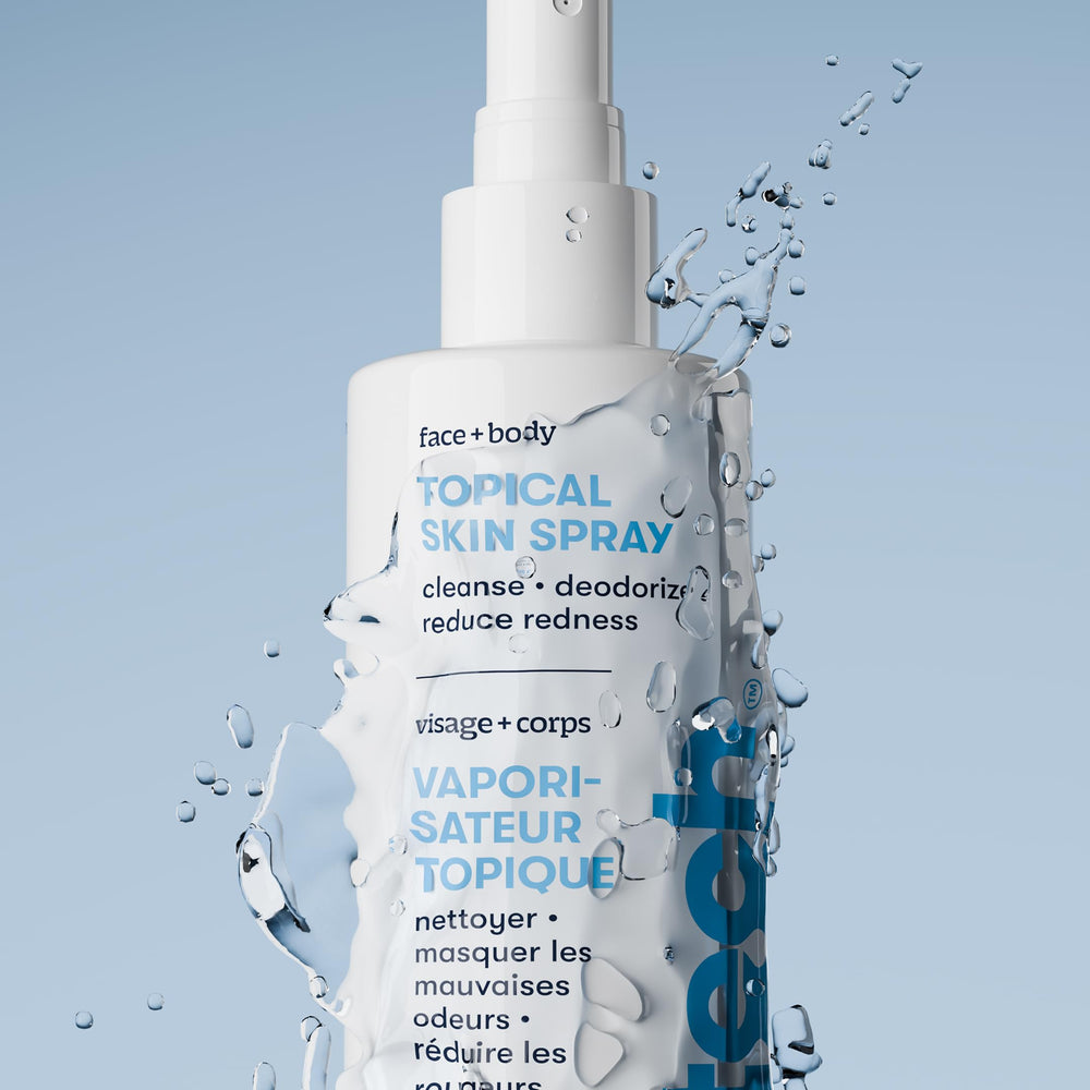 BRIOTECH bottle in hand showing compact travel size convenience