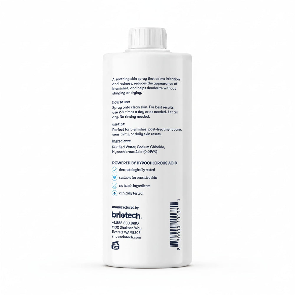 BRIOTECH ingredient label with simple two-ingredient formula, transparency