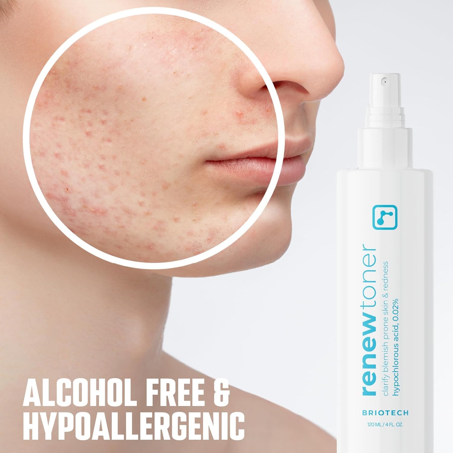 BRIOTECH scent-free symbol emphasizing fragrance-free gentle formulation