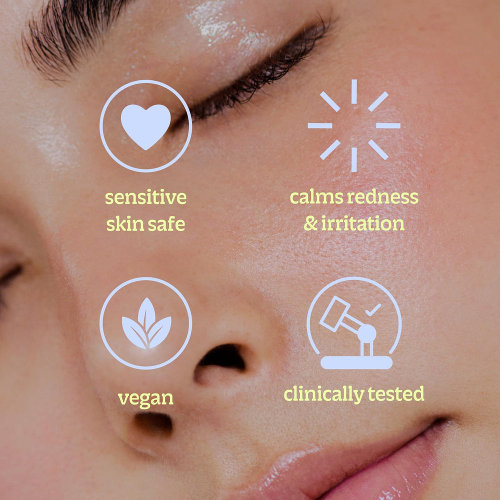 BRIOTECH droplet on fingertip highlighting clear non-greasy texture benefit