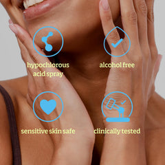 BRIOTECH mist on skin texture highlighting gentle lightweight finish