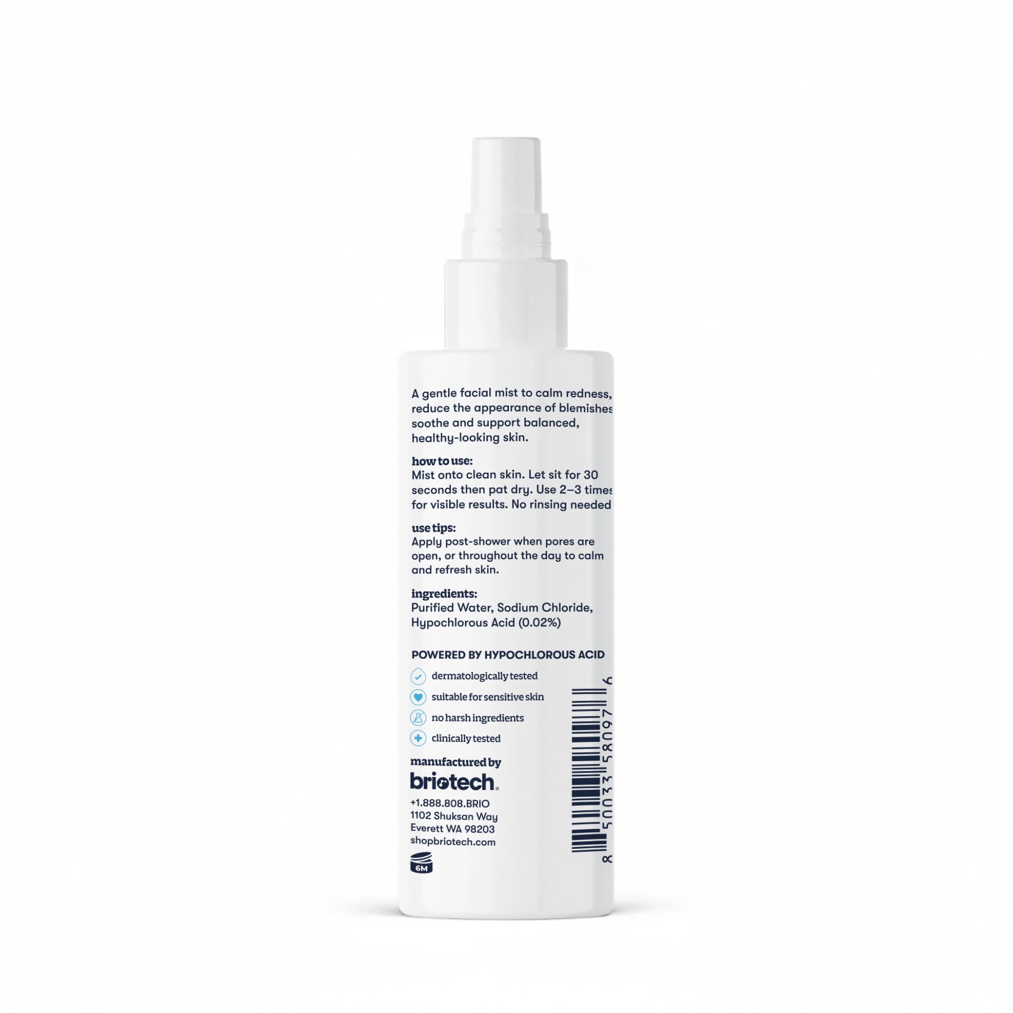 BRIOTECH in a travel kit pocket signaling easy carry-on calming care