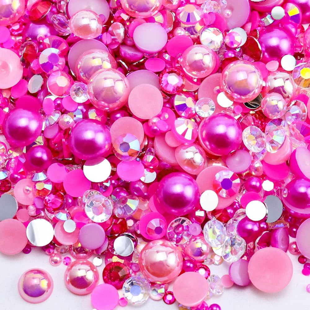 Briskbloom front packaging showing mixed pearls and rhinestones and contents benefit