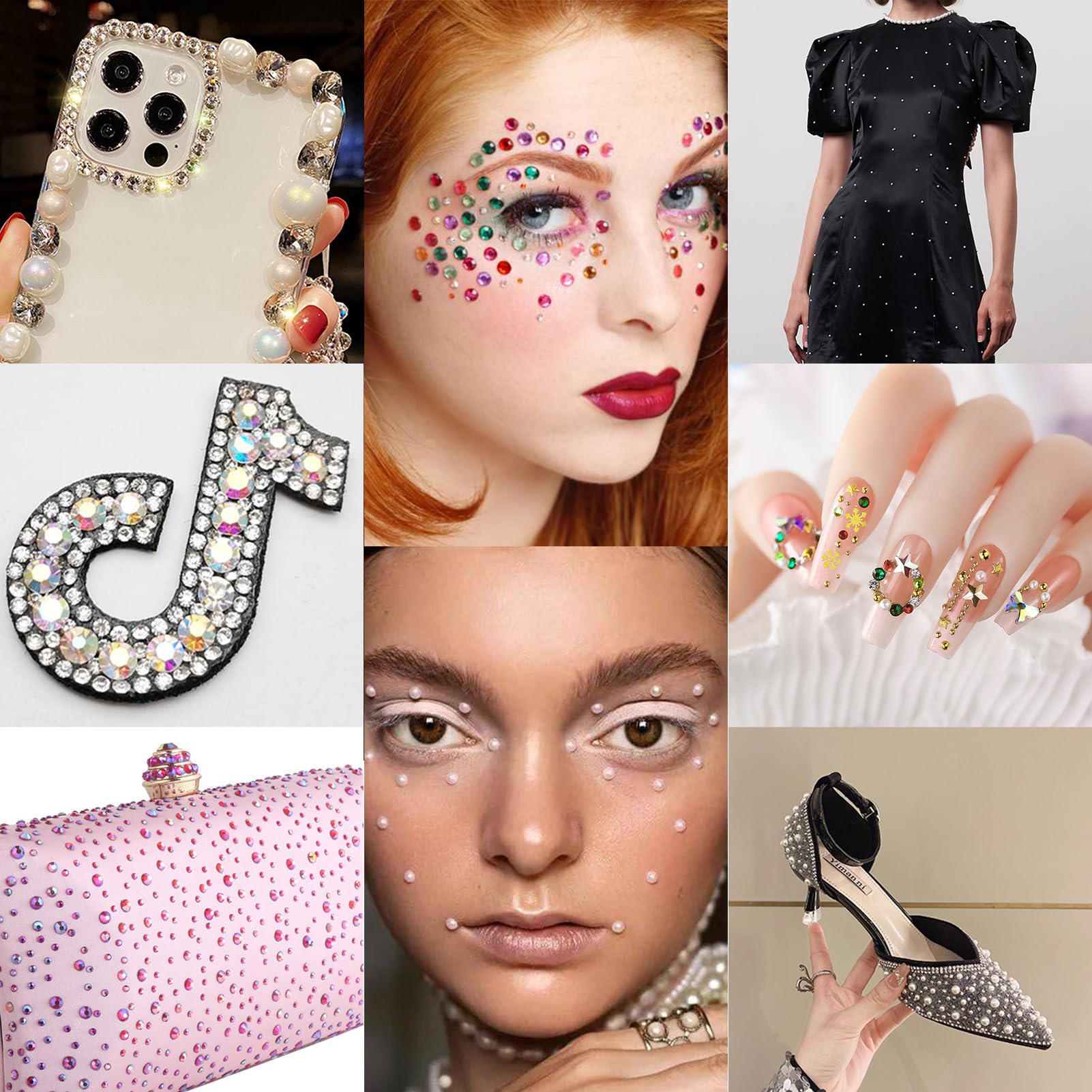 Briskbloom craft table scene with gems, glue, and tools inspiring creative project ideas benefit
