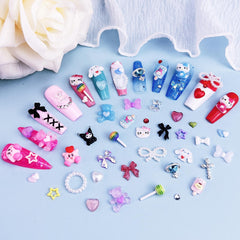 briskbloom on nails showing 3D kawaii charm application benefit durability