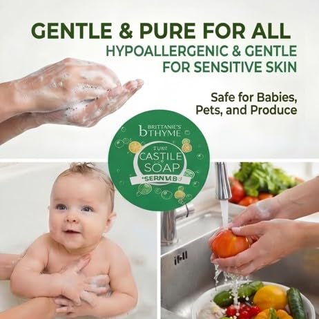 Brittanie's used to bathe a dog showing gentle formulation safe for pets