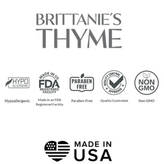 Brittanie's eco-friendly packaging with recyclable materials promoting sustainability