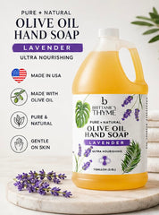 Brittanie's Thyme close-up lavender oil droplet showing natural scent benefit