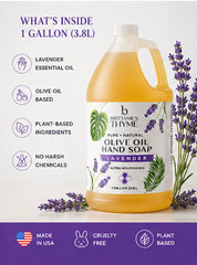 Brittanie's Thyme used on dishes showing effective grease removal safely