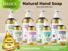 Brittanie's Thyme in-kitchen hand wash showing quick, gentle cleaning