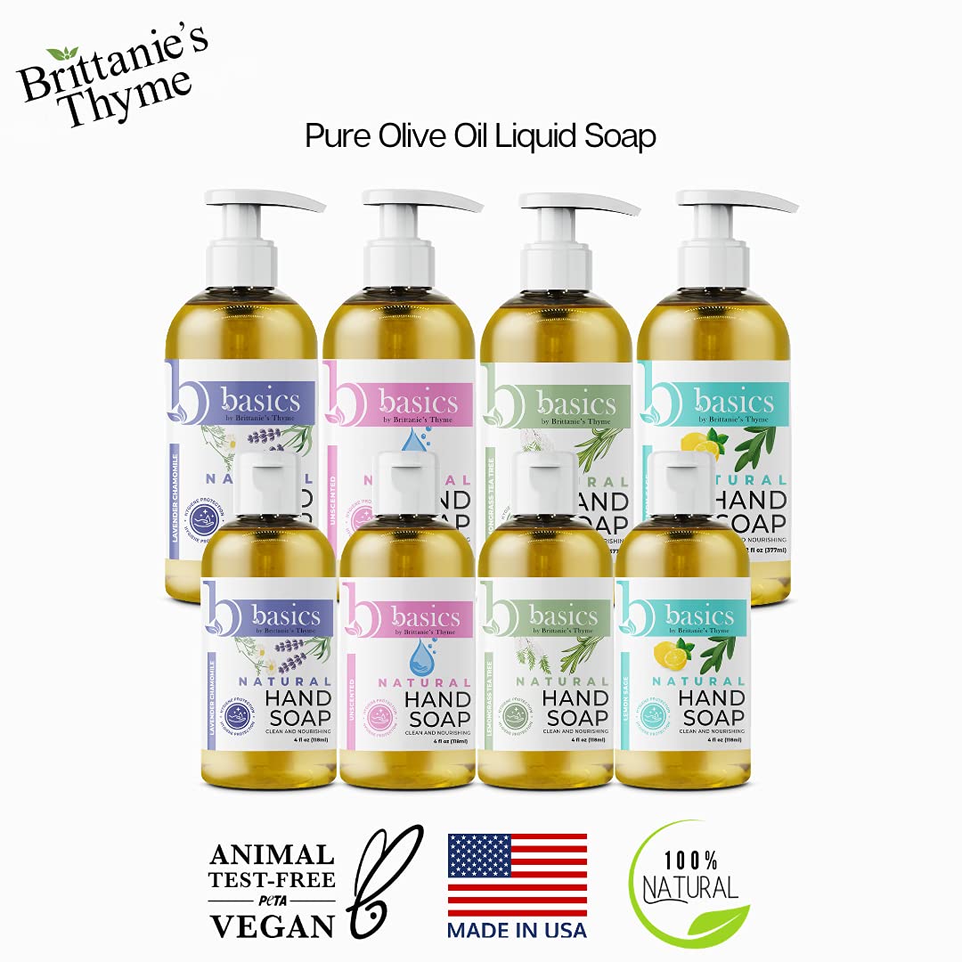 Brittanie's Thyme close-up foam texture showing rich, moisturizing lather
