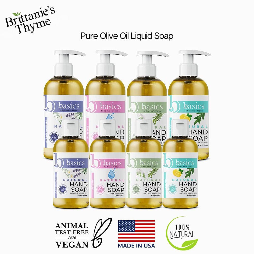 Brittanie's Thyme close-up foam texture showing rich, moisturizing lather