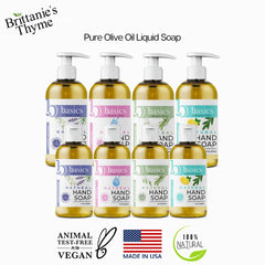 Brittanie's Thyme close-up foam texture showing rich, moisturizing lather