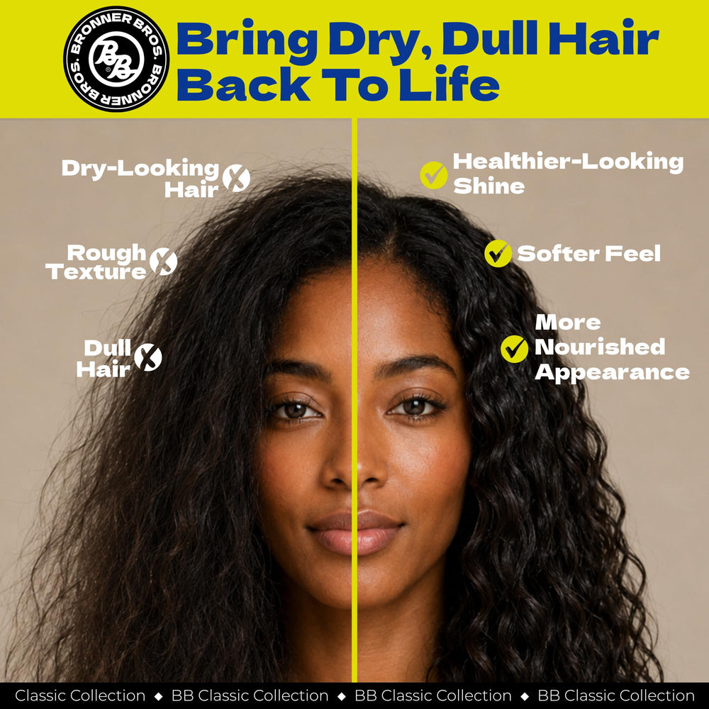 Bronner Bros applying conditioner to scalp for targeted moisture