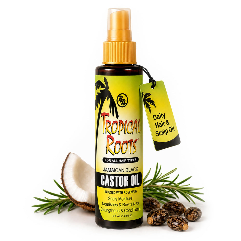 Bronner Bros bottle front view showing product and benefit of sealed moisture