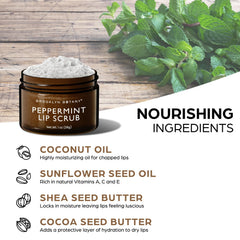 Label detail on Brooklyn Botany jar showing natural ingredients and paraben-free claim
