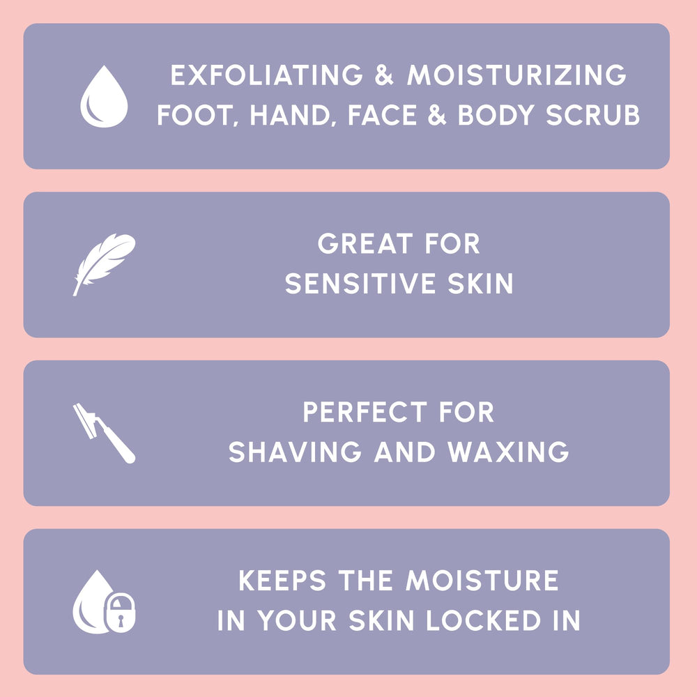 Brooklyn Botany close-up of pink Himalayan salt texture highlighting gentle exfoliation benefits