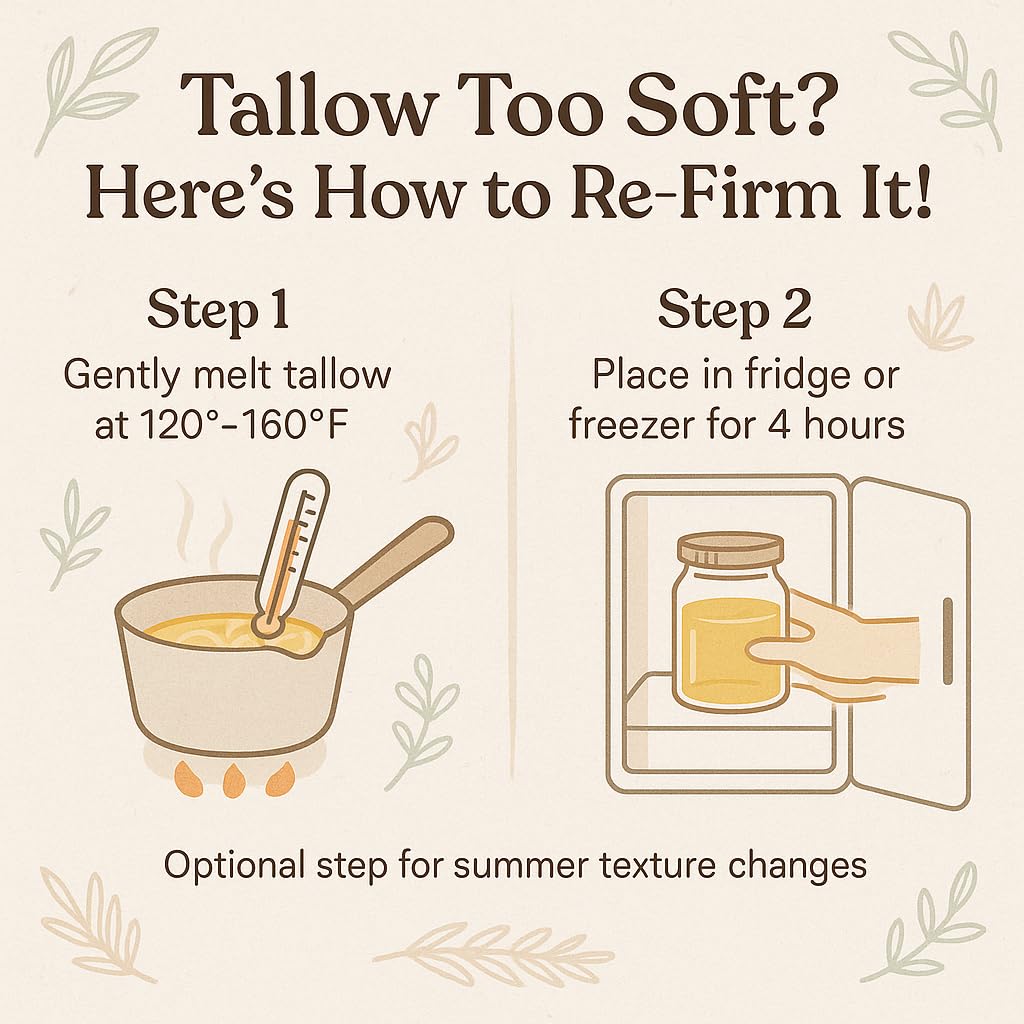 Brooksie Naturals label detail on pail highlighting grass-fed source and purity