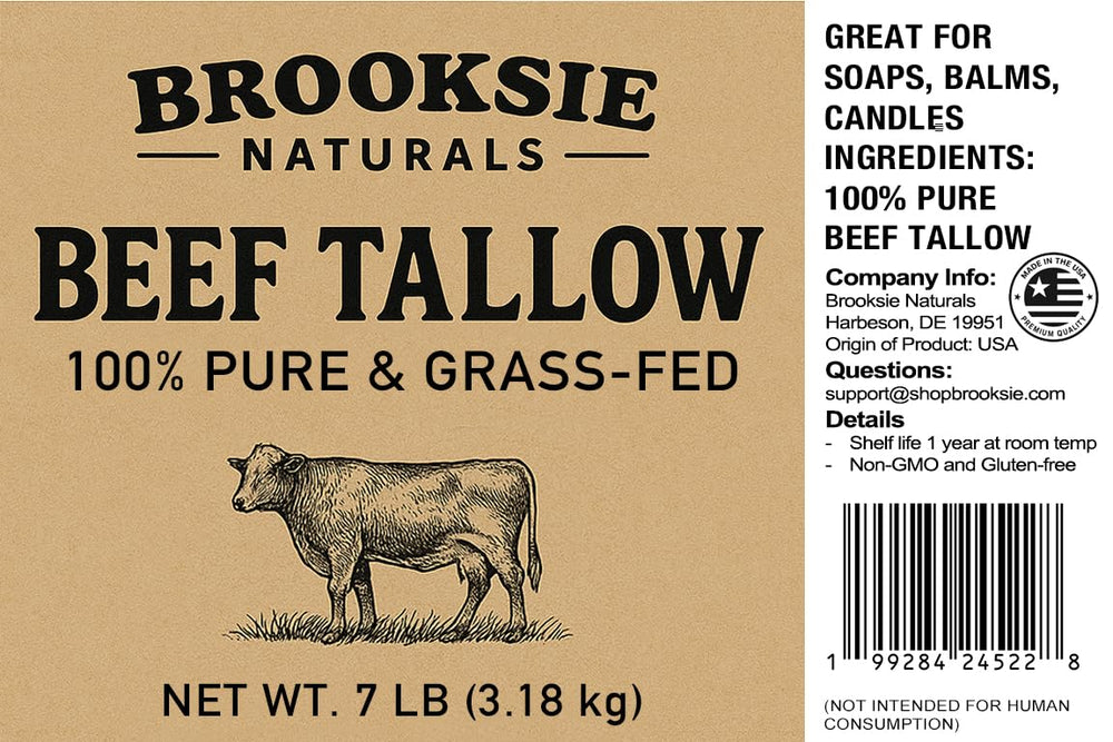 Brooksie Naturals tallow in a craft workshop setting inspiring small-batch makers