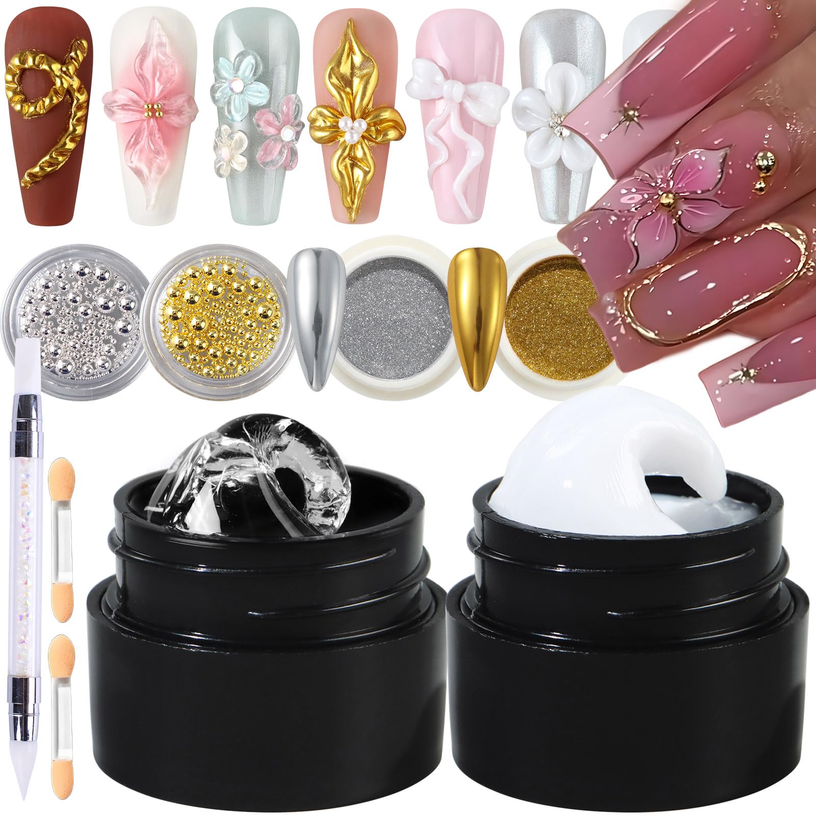 brtavizvy front package showing complete 3D gel kit and convenience