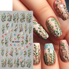 Brtavizvy green vine detail highlighting delicate leaf pattern and easy placement