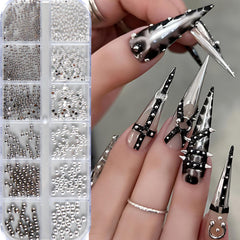Brtavizvy in-use manicure application showing glue placement for precise styling
