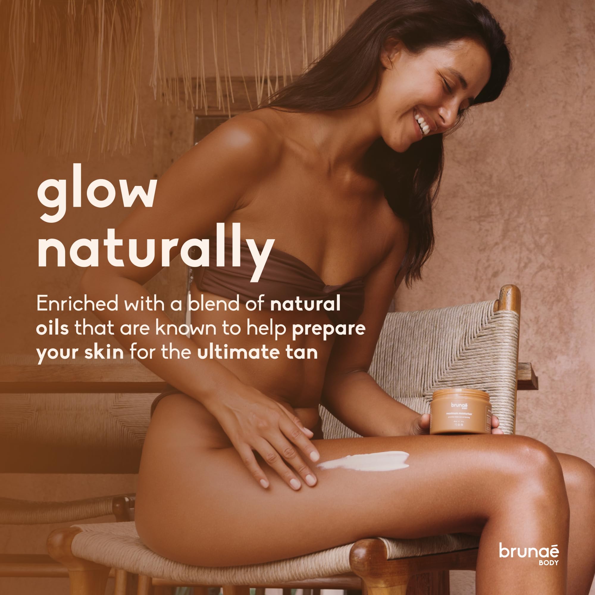 brunae body texture closeup showing lotion consistency for fast absorption and smooth finish