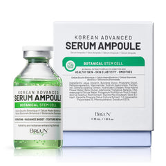 BRÜUN ampoule front packaging showing bottle and label for product clarity and trust