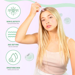 BRÜUN ampoule serum collector detail, illustrating efficient dispense and reduced waste