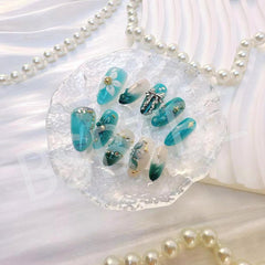 BSBTBZ detailed shot of 3D butterfly and flower charms offering dimensional style