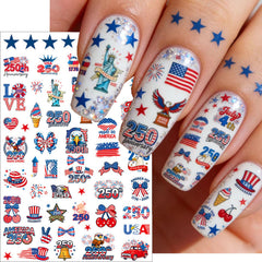 BSBTBZ sticker applied on gel nail demonstrating easy placement and smooth finish for durable wear