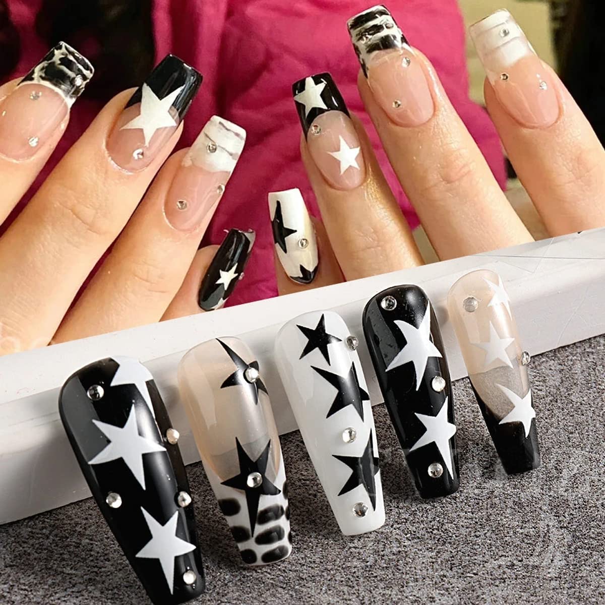BSBTBZ star decals on a phone case demonstrating craft versatility and sparkle