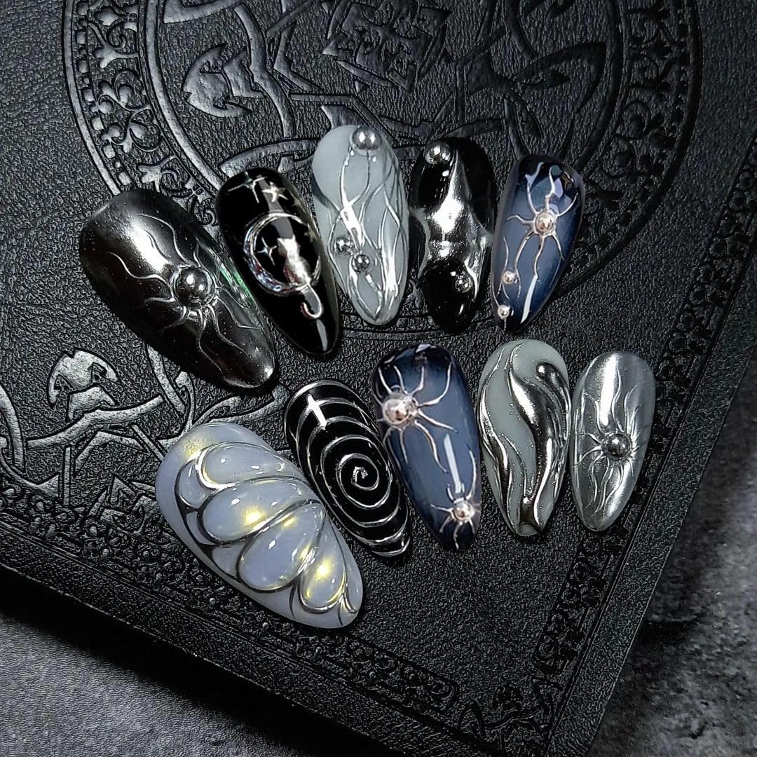 BSBTBZ front packaging showing full 24-piece press-on set and benefits