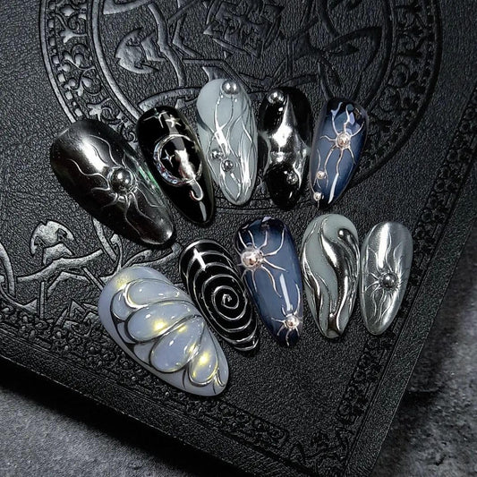 BSBTBZ front packaging showing full 24-piece press-on set and benefits