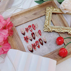 BSBTBZ hand model wearing nails at wedding demonstrating instant polished look