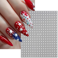 BSBTBZ sticker applied on a natural nail showing instant decoration benefit