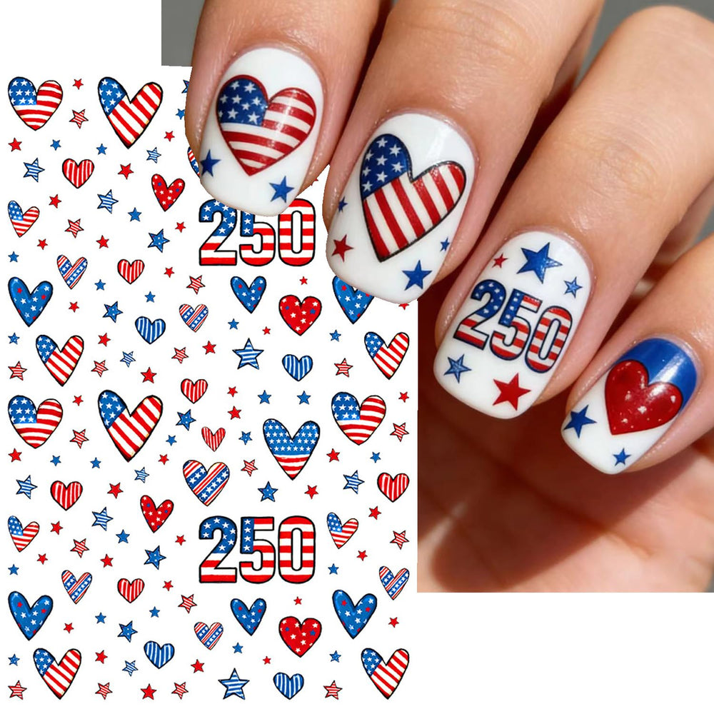 BSBTBZ nail stickers on a party table showing festive use as favors and quick event decor