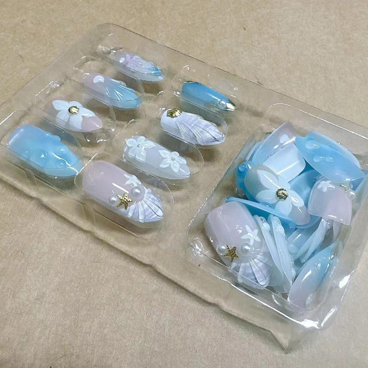 BSBTBZ open box with reusable storage for organized nail upkeep
