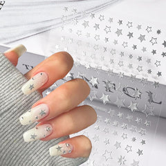 BSBTBZ close-up of a single sheet highlighting assorted star patterns and precise cutouts
