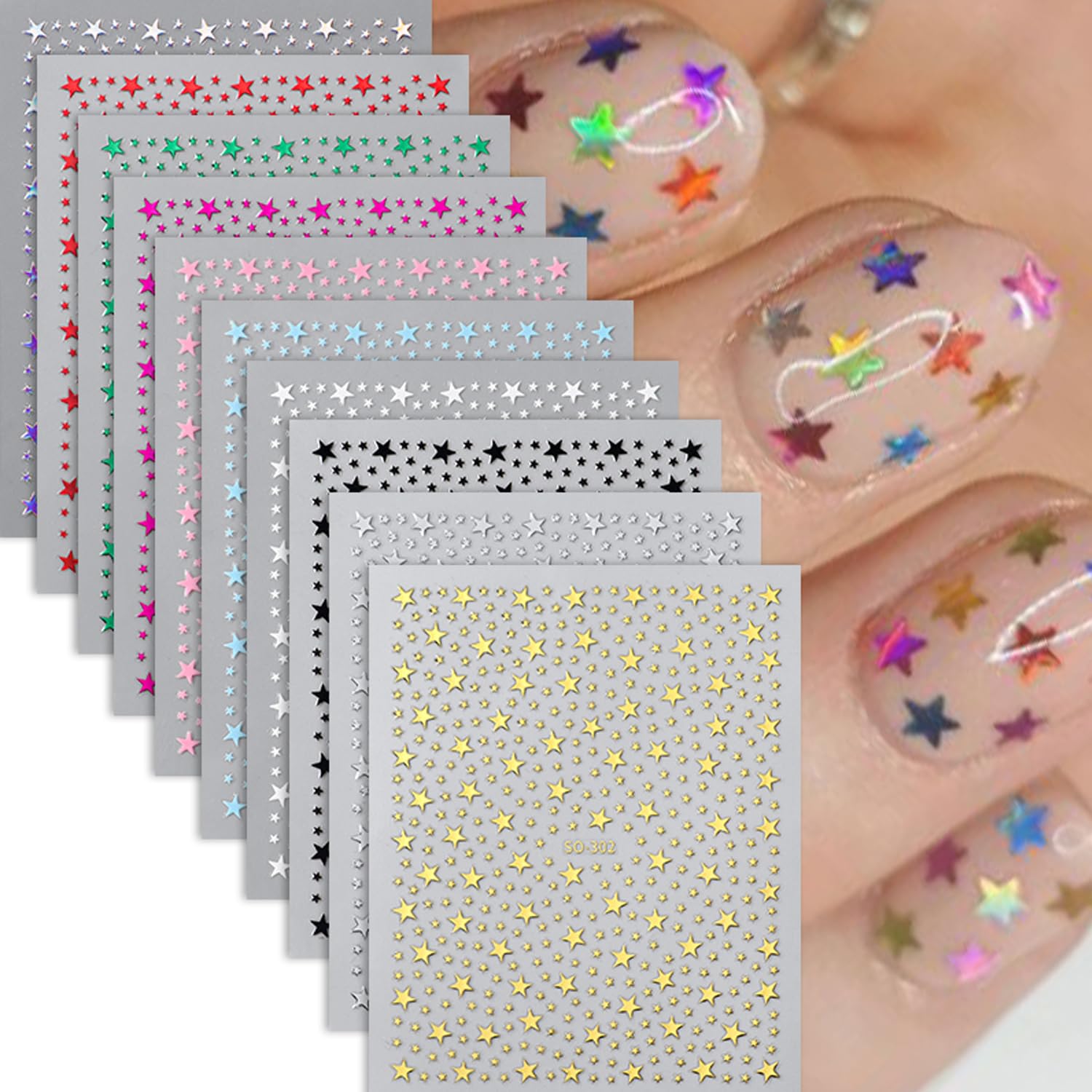 BSBTBZ assortment layout displaying color and shape variety
